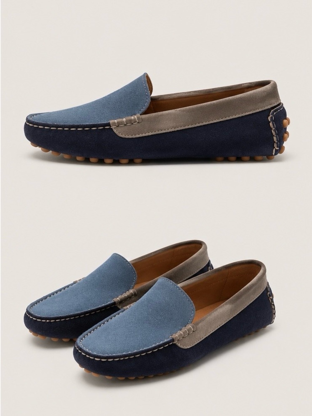 M.Gemi Made in Italy The Felize Patchwork Driver Loafers Women’s EU 36.5